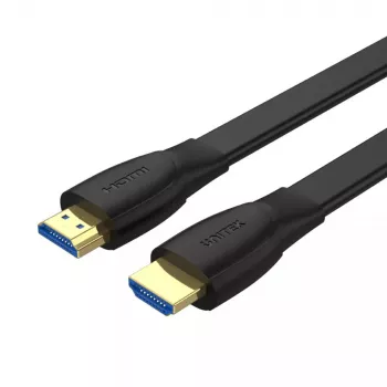 Cavo HDMI Unitek C11063BK-2M 2 m, HDMI 2.0, 18 Gbit/s, 4K@60Hz, ARC, piatto nero