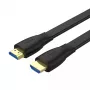 Cavo HDMI Unitek C11063BK-2M 2 m, HDMI 2.0, 18 Gbit/s, 4K@60Hz, ARC, piatto nero