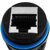 Techly IWP-MD C6-IP68T cambia-sesso per cavi RJ-45 nero