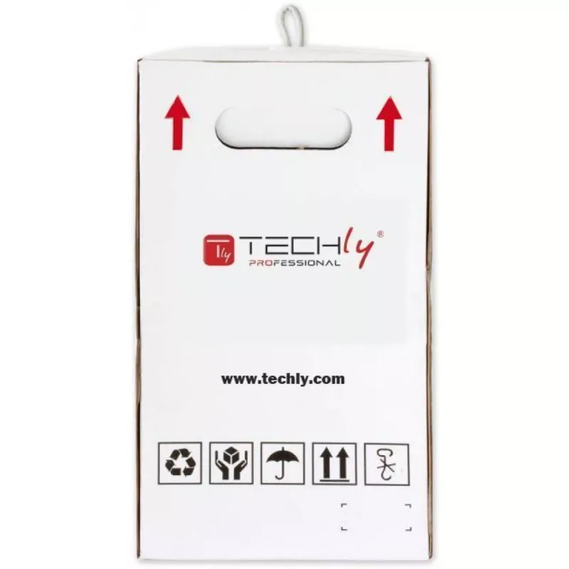 Techly F/UTP cavo in matassa Cat.5E CCA 305 m solid outdoor nero ITP8-RIS-0305LO