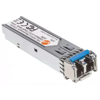 Intellinet modulo ricetrasmettitore ottico, fibra ottica Gigabit SFP, porta singlemode 1000Base-Lx (LC), 10 km, lunghezza d'onda 1310 nm, conforme MSA, equivalente a Cisco GLC-LH-SM, Ethernet, fibra ottica, tre anni di garanzia