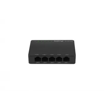 Switch LANBERG Dsp2-1005-12v 5x 1Gb/s unmanaged Gigabit Ethernet desktop 12V