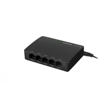 Switch LANBERG Dsp2-1005-12v 5x 1Gb/s unmanaged Gigabit Ethernet desktop 12V