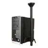 Techly ICA-CS 63 supporto CPU supporto CPU da tavolo nero