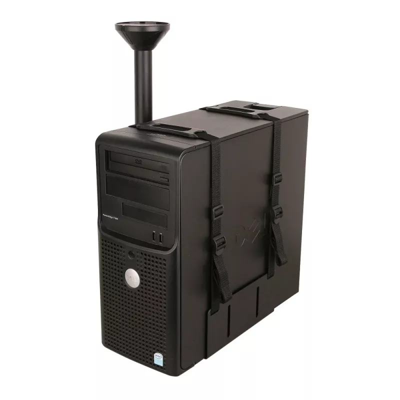 Techly ICA-CS 63 supporto CPU supporto CPU da tavolo nero