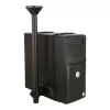 Techly ICA-CS 63 supporto CPU supporto CPU da tavolo nero
