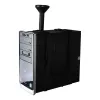 Techly ICA-CS 63 supporto CPU supporto CPU da tavolo nero