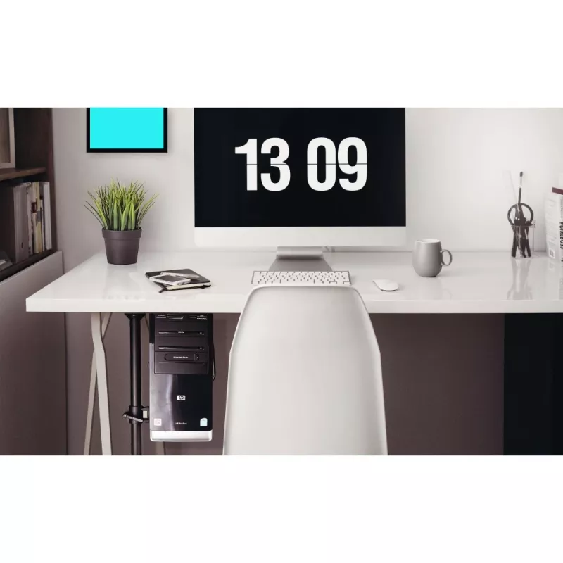 Techly ICA-CS 63 supporto CPU supporto CPU da tavolo nero