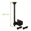 Techly ICA-CS 63 supporto CPU supporto CPU da tavolo nero