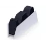 Base di ricarica Sony DualSense per 2 controller PS5, bianca, meccanismo a scatto