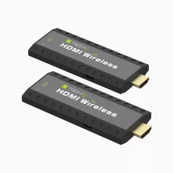 Extender AV Techly IDATA HDMI-WL53 trasmettitore e ricevitore AV nero