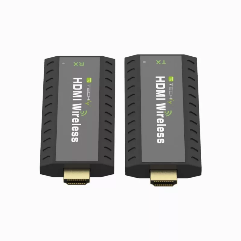 Extender AV Techly IDATA HDMI-WL53 trasmettitore e ricevitore AV nero