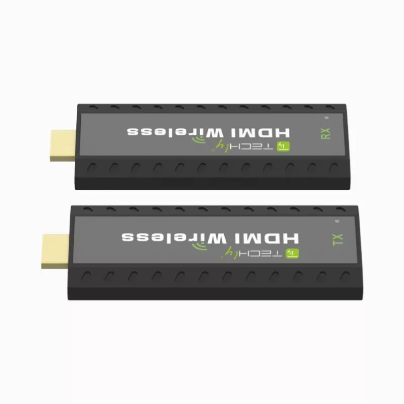 Extender AV Techly IDATA HDMI-WL53 trasmettitore e ricevitore AV nero
