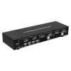 Switch KVM Techly IDATA DP-KVM2 nero