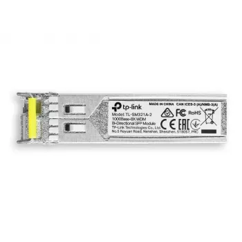 Modulo SFP TP-Link Gigabit Single-Mode WDM Bi-Directional, fibra ottica, 1250 Mbit/s, SFP, LC (UPC), 9/125 µm, BX