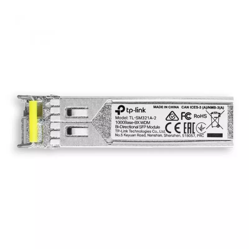 Modulo SFP TP-Link Gigabit Single-Mode WDM Bi-Directional, fibra ottica, 1250 Mbit/s, SFP, LC (UPC), 9/125 µm, BX