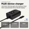 Caricabatterie Motorola TurboPower 125W Duo universale nero AC ricarica rapida per interni