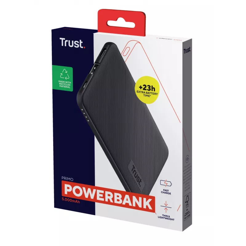 Trust Primo ioni di litio (Li-Ion) 5000 mAh nero