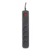 Ciabatta ActiveJet ACJ COMBO 5G 1.5M — 5 prese tipo E, cavo 1,5 m, 2300 W, 10 A, spina tipo E