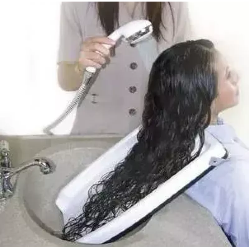 Vasca di scarico per il lavaggio dei capelli SUNDO 47090, vasca bianca 450 mm profondità x 330 mm larghezza