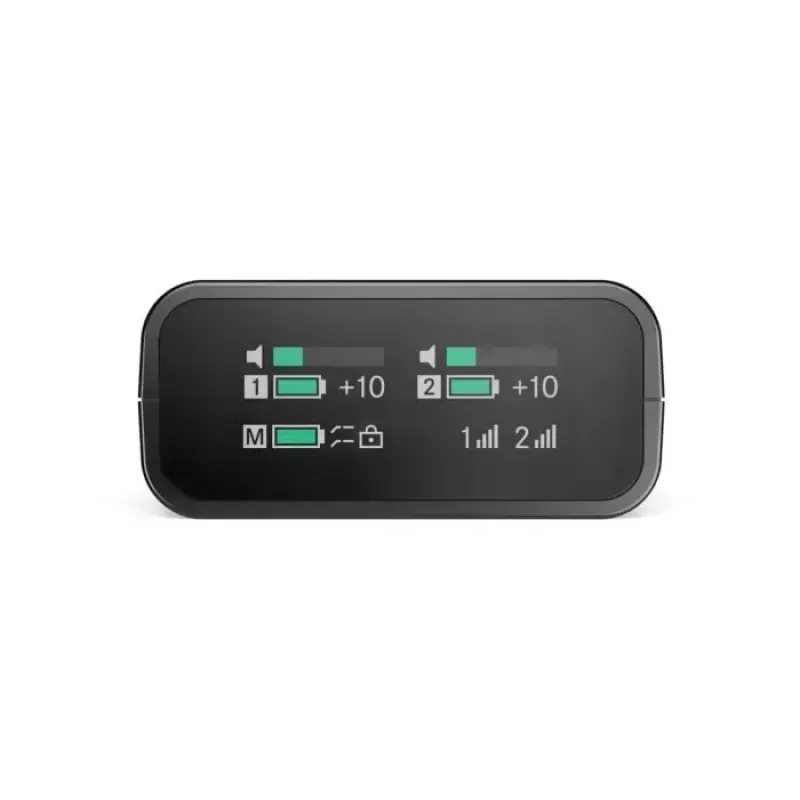 Sennheiser PROFILE WIRELESS set microfoni wireless a 2 canali, 2,4 GHz, 2 microfoni a clip, custodia di ricarica, borsa
