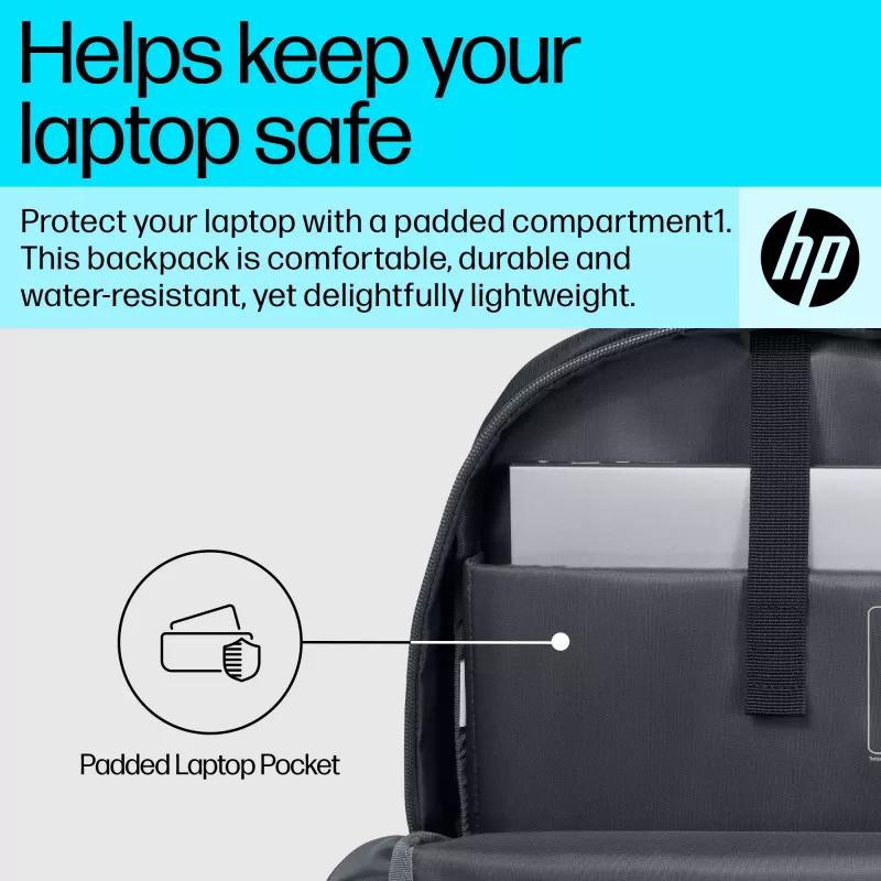 Zaino per laptop HP 15,6 pollici, zaino, 370 g