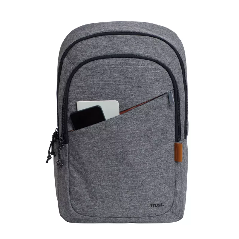 Zaino Trust Avana 40,6 cm 16 pollici grigio 3 scomparti