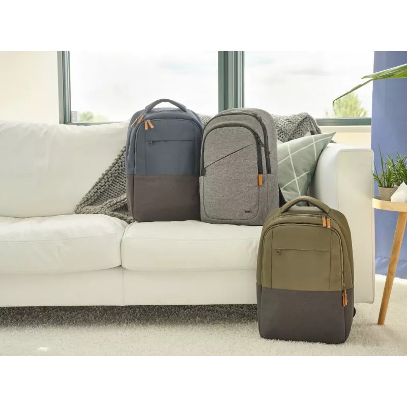 Zaino Trust Avana 40,6 cm 16 pollici grigio 3 scomparti