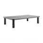 Supporto da tavolo per monitor autoportante GEMBIRD MS-TABLE-01 – un monitor, capacità 20 kg, nero, regolazione manuale in altezza 100–140 mm