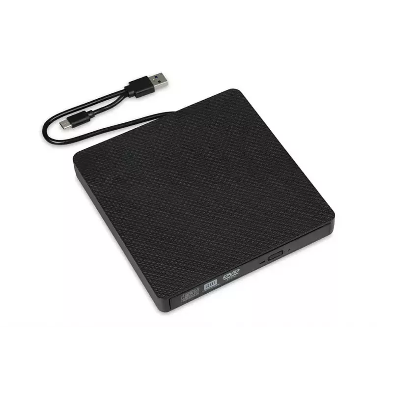 Unità ottica IBOX IED03 DVD±RW USB 3.1 Gen1 (USB-C) nero, vassoio, 24x CD / 8x DVD