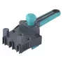 Attrezzo di montaggio Wolfcraft Dübelmeister per tasselli 6/8/10 mm, spessore pannello 1,2–30 mm, plastica/acciaio, nero