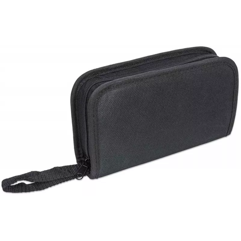 Kit di attrezzi per rete INTELLINET 4 pezzi — attrezzo per inserimento, pinza crimpatrice, tester per cavi di rete, nero
