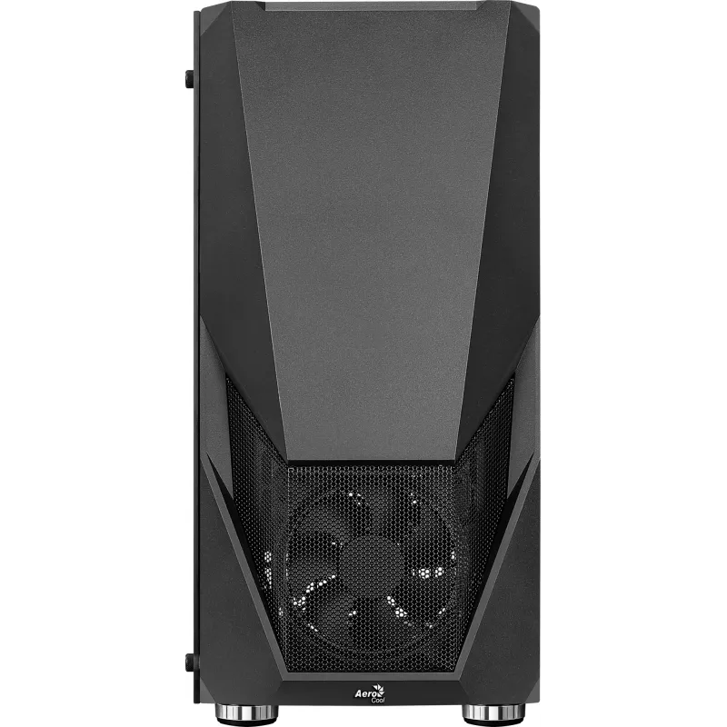 Aerocool PGS Zauron FRGB-G-BK-v1 case per PC gaming Midi Tower, ATX/micro-ATX/Mini-ITX, vetro temperato, FRGB, nero