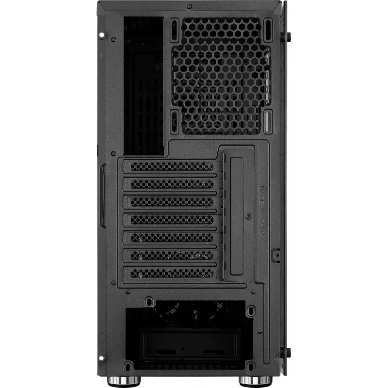 Aerocool PGS Zauron FRGB-G-BK-v1 case per PC gaming Midi Tower, ATX/micro-ATX/Mini-ITX, vetro temperato, FRGB, nero