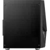 Aerocool PGS Zauron FRGB-G-BK-v1 case per PC gaming Midi Tower, ATX/micro-ATX/Mini-ITX, vetro temperato, FRGB, nero