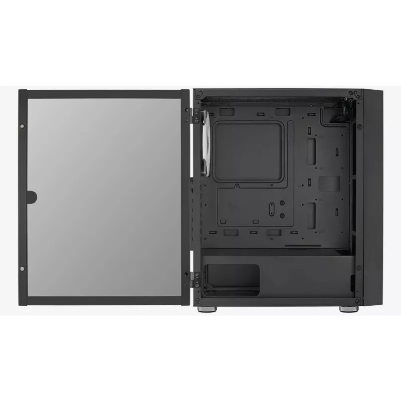 Aerocool PGS Graphite-G-BK-v2 FRGB case per PC Midi Tower, ATX, nero