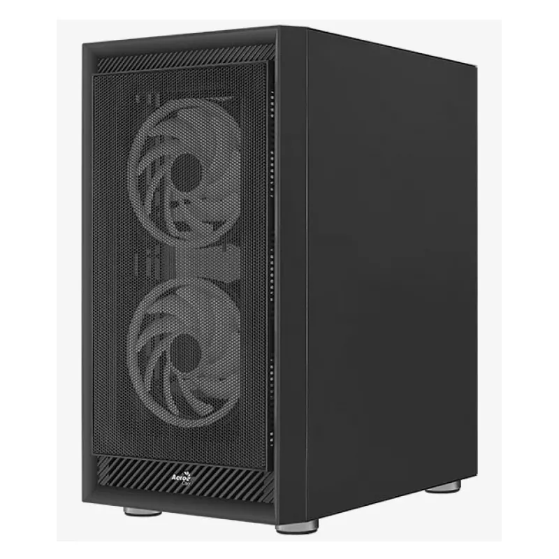 Aerocool PGS Graphite-G-BK-v2 FRGB case per PC Midi Tower, ATX, nero