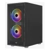 Aerocool PGS Graphite-G-BK-v2 FRGB case per PC Midi Tower, ATX, nero