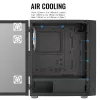 Aerocool PGS Graphite-G-BK-v2 FRGB case per PC Midi Tower, ATX, nero