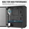 Aerocool PGS Graphite-G-BK-v2 FRGB case per PC Midi Tower, ATX, nero