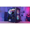 Aerocool PGS Graphite-G-BK-v2 FRGB case per PC Midi Tower, ATX, nero