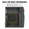 Aerocool PGS Raider Mini-G-BK-v3 case per PC, nero