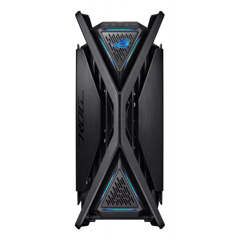 Case PC ASUS ROG Hyperion GR701 BTF Edition Tower — nero, vetro temperato, supporto per E-ATX/ATX/microATX, GPU 46 cm, radiatore superiore 420 mm