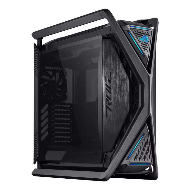 Case PC ASUS ROG Hyperion GR701 BTF Edition Tower — nero, vetro temperato, supporto per E-ATX/ATX/microATX, GPU 46 cm, radiatore superiore 420 mm
