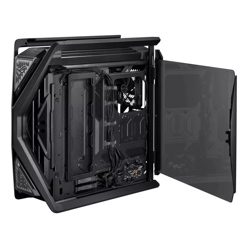 Case PC ASUS ROG Hyperion GR701 BTF Edition Tower — nero, vetro temperato, supporto per E-ATX/ATX/microATX, GPU 46 cm, radiatore superiore 420 mm