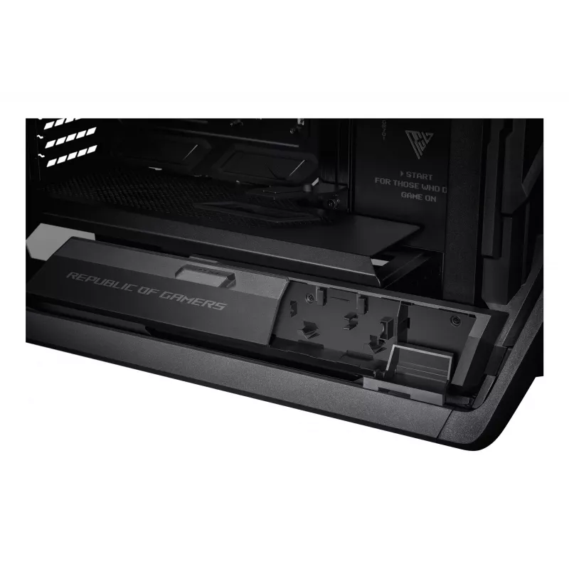 Case PC ASUS ROG Hyperion GR701 BTF Edition Tower — nero, vetro temperato, supporto per E-ATX/ATX/microATX, GPU 46 cm, radiatore superiore 420 mm