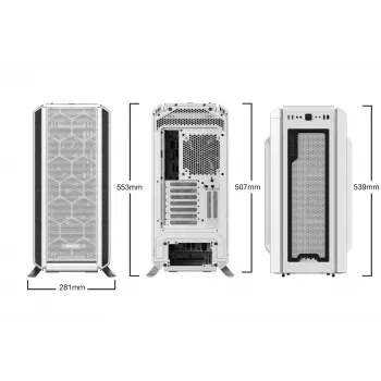 Case PC be quiet! Silent Base 802 Window White Midi Tower