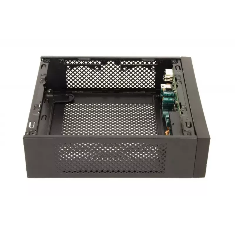 Case PC CHIEFTEC IX-01B-OP Small Form Factor SFF Mini-ITX, 1×alloggiamento 3,5 pollici, acciaio, nero