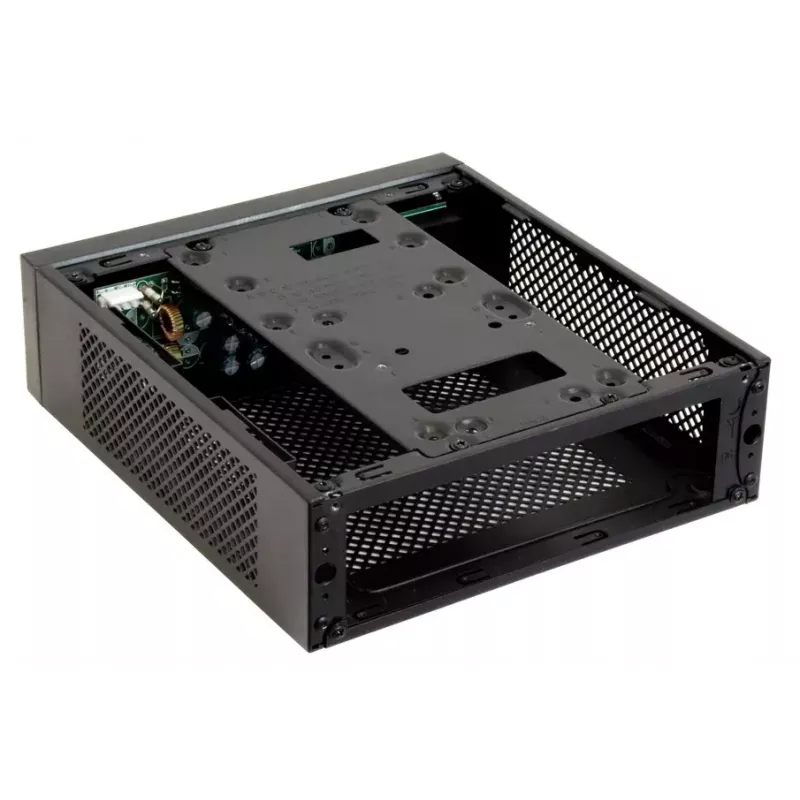 Case PC CHIEFTEC IX-01B-OP Small Form Factor SFF Mini-ITX, 1×alloggiamento 3,5 pollici, acciaio, nero