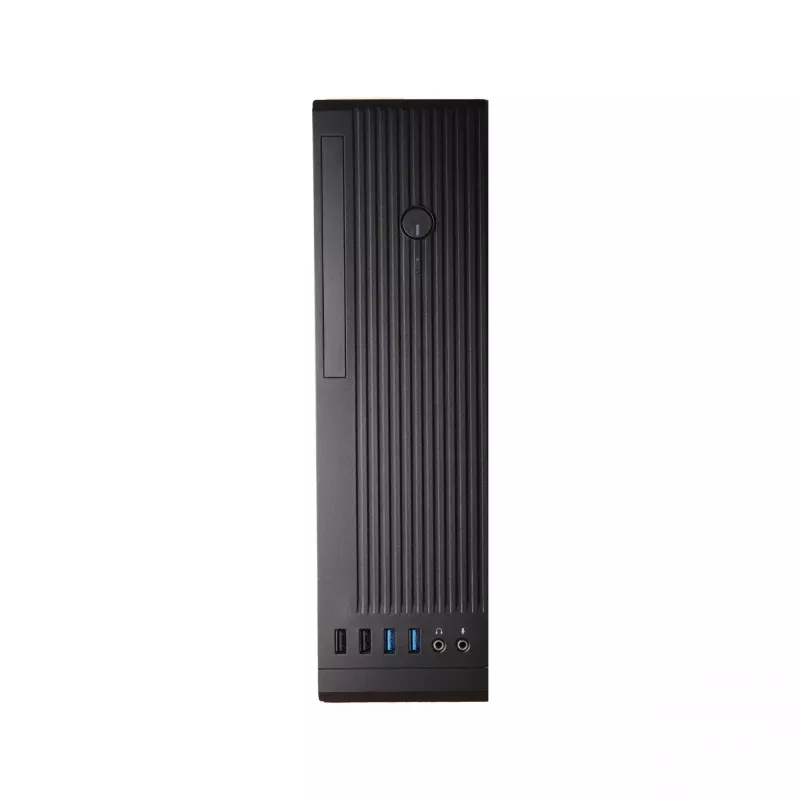 Chieftec UNI Series BE-10B-300 case per PC Small Form Factor, microATX/Mini-ITX, con alimentatore TFX da 300 W incluso, 2x USB 3.2 Gen 1, 2x USB 2.0, nero